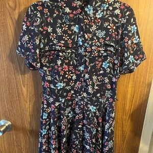 Floral Short Sleeve Dress